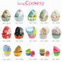 ScrapCooking - Lot de 48 Caissettes Dorées pour Cupcakes & Muffins - Décorations Étuis Tasses en Papier pour Pâtisseries - Caiss