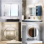 NIORSUN Lampe Miroir Salle de Bain LED 15W 60cm Double Température de Couleur 4000K 6000K, 1500LM Indice D'étanchéité IP44 Appli