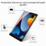 ProCase 1 Verre Trempé pour iPad 9ème/8ème/7ème Génération 10,2" | Verre Trempé 9H, Haute Transparence, Anti-Rayures, Sans Bulle