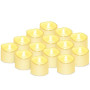 daphomeu Bougies LED Flamme Vacillante sans Flamme pour Noël, Mariage | Lot de 14, lumière chaude, flamme vacillante réaliste, s