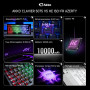 AKKO 5075 V5 HE Clavier Gaming Magnétique AZERTY ISO-FR, 8K, RT 0,001 mm | 75 % AZERTY molette,capteur Hall Effect,tri-mode,batt