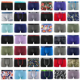 FREEGUN Pack Surprise Boxer Enfant Durable, Modèle Aléatoire, Maintien Anti-Glisse, Peaux-sensibles et Hypoallergénique (Lot de 
