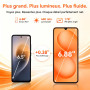 Blackview Wave 10C Telephone Portable 6,88" HD+, Smartphone Android 16, 16+32Go (ext 1To), Double SIM, 5000mAh, 32+13MP, Face ID