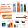 Blackview Wave 10C Telephone Portable 6,88" HD+, Smartphone Android 16, 16+32Go (ext 1To), Double SIM, 5000mAh, 32+13MP, Face ID