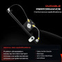 Frankberg Mécanisme de Lève-vitre Électrique sans Moteur Arrière Gauche | Compatible avec Modus/Grand Modus F/JP0 1.1L-1.6L 2004