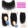 Tissage Bresilien Naturel Cheveux Humain Kinky Curly Bundles 16 18 20 Pouce | Tissage Bouclé Naturel Meches 100% Unprocessed Vir