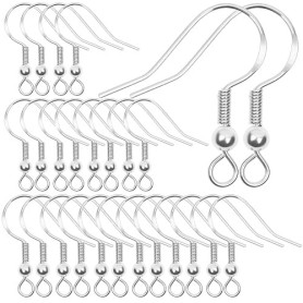 80 Pièces Fabrication Boucle D'oreille, Kit Boucle D'oreille a Fabriquer | accessoire boucle d'oreille creation,Crochet Boucle d