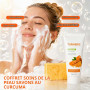 Kurkuma Set de Soins de la Peau pour le Visage, Ensemble de Cadeau de Soins pour la Peau pour Femmes