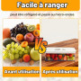 GZRXIOUS Boite a Fromage pour Frigo, 1250 ML Avec Couvercle et Etiquette Boite de Rangement Frigo avec Dateur Boites Fromages Em