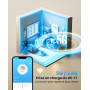 oneisall 5L Distributeur Croquettes Chat Automatique WiFi, 2 Bols INOX | 5G/2.4G WiFi Distributeur Automatique de Nourriture pou