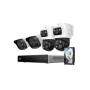 Système de vidéosurveillance NVR PoE eufy S4 | Caméra surveillance wifi extérieure sans fil, 2 Bullet-PTZ et 2 Bullet, PTZ 360°,