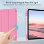 FINTIE Coque Pailletée pour iPad A16 11e Génération 11"/iPad 10e Gén 10.9" | Étui Scintillant avec Porte-Stylet, Housse Transpar