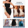 MIOTAN Lot de 4 Culotte Gainante Ventre Plat Taille Haute pour Femme | Maille double couche, respirant, doux, stretch, maintien 