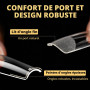 UNA GELLA Capsule Américaine Ongle Carré Extra Long 240 Pièces XXL Full Cover Pré-Buffées pour Gel Sans Courbe C 12 Tailles