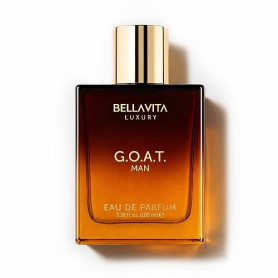 Bellavita Luxury G.O.A.T. Eau de Parfum | Citrus, Woody Scent profile with Bergamot, Lavender, and Pepper Top notes | 100 ml | P