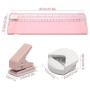 MAIXINNEW Lot de 3 Coupe Papier A4 pour Travaux Manuels | Massicot Papiers avec Lame de Rechange, Couper Coins Arrondis et Perfo