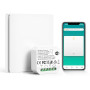 Interrupteur sans fil sans pile + récepteur WiFi, Interrupteur étanche IP67 | portée jusqu’à 30 m, sans nouveau câblage, compati