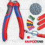 Knipex Pince coupante de côté chromée avec poignées confort 125, 70 05 125 | Mm