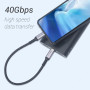 SUMPK 40Gbps câble USB 4.0 30cm 2paquets, câble USB C à USB C 240W | transfert de données haute vitesse 40gbps et sortie vidéo s