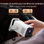 Mini Smart Vidéoprojecteur Compatible 4K, Netflix Ready Video Projecteur | Android 13 Portable Rétroprojecteur Compatible avec N