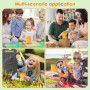 Microscope Numérique pour Enfants 1000X, Temodu 2.0 Pouces Microscope Enfant, 8 Lumières LED, Sciences de Plein air pour Les 3 A