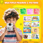 HiMont Appareil Photo Instantané Enfants, 1080P Appareil Photo Numérique Enfant & Caméra Vidéo avec Carte de 32GB & 3 Rouleaux d