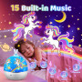 Projecteur Ciel Etoile 19 Films, Jouet Enfant Cadeau Bébé 4 5 6 7 8 ans | 15 Musicale Veilleuse Bébé,360°Rotation Telecommandé V