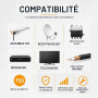 cablepelado – Répartiteur Répartiteur 3 sorties 8.5/7.5 DB