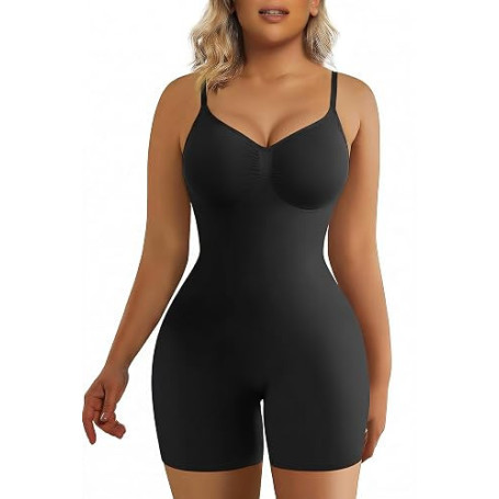 SHAPERX Body Gainant Minceur Ventre Plat Femme Bodysculpt Amincissant Shapewear Bodysuit