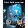 VCELINK Coupleur HDMI 2.1 8K 60Hz Femelle Femelle plaqué Or Arc HDR, 3D UHD | Rallonge HDMI Femelle Femelle Supporte 8K @60Hz 4K