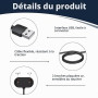 2 Pièces Chargeur Compatible avec Amazfit GTR 2/2e, GTS 2/2e, Bip 5/3/3 Pro, T-Rex Pro, Pop, Zepp E Z, 100cm Câble de Chargeur U
