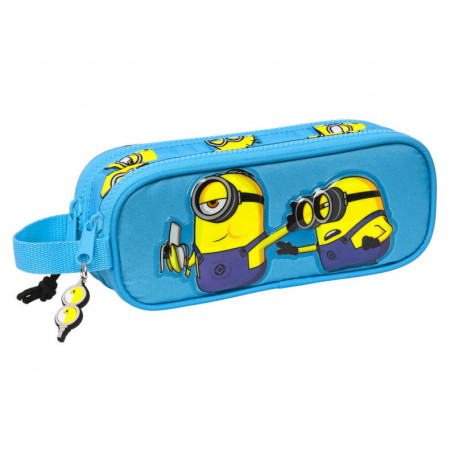 Trousse Fourre-Tout Double Minions Minionstatic Bleu (21 x 8 x 6 cm) 21,99 €