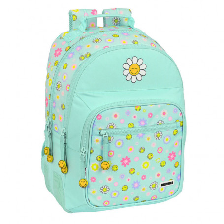 Cartable Smiley Summer fun Turquoise (32 x 42 x 15 cm) 56,99 €