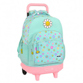 Cartable à roulettes Smiley Summer fun Turquoise (33 x 45 x 22 cm) 72,99 €