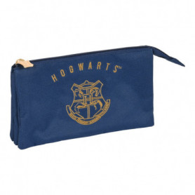 Trousse d'écolier Harry Potter Magical Marron Blue marine (22 x 12 x 3 cm) 20,99 €