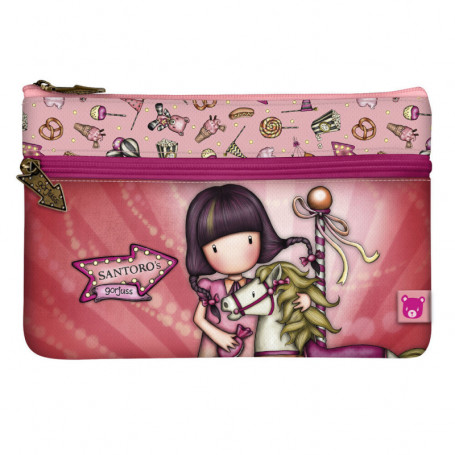 Trousse d'écolier Gorjuss Carousel Saumon (23.4 x 15.5 x 1.5 cm) 22,99 €