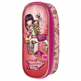 Trousse d'écolier Gorjuss Carousel Saumon (10 x 23 x 6 cm) 26,99 €