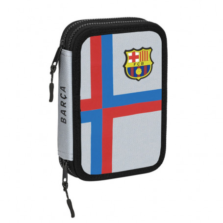 Plumier double F.C. Barcelona Gris (13.5 x 20.5 x 4.5 cm) (34 Pièces) 34,99 €