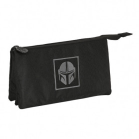 Trousse Fourre-Tout Triple The Mandalorian Noir (22 x 12 x 3 cm) 22,99 €