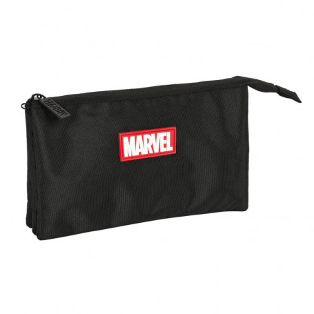 Trousse Fourre-Tout Triple Marvel Noir (22 x 12 x 3 cm) 22,99 €