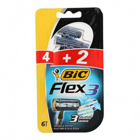 Rasoir Bic Flex3 (6 uds) 17,99 €