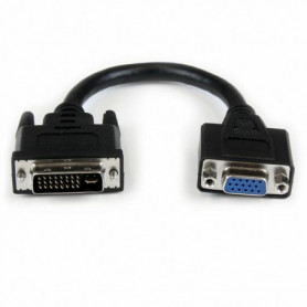 Câble DVI-I vers VGA Startech DVIVGAMF8IN     Noir 0,2 m 18,99 €