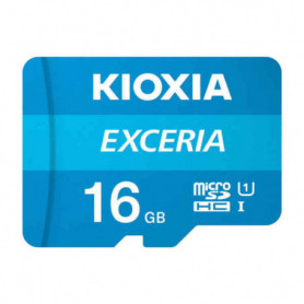 Carte Mémoire Micro SD avec Adaptateur Kioxia Exceria UHS-I Cours 10 Bleu 16,99 €