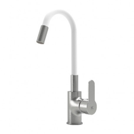 Levier unique pour évier Blanc Acier inoxydable Laiton 75,99 €