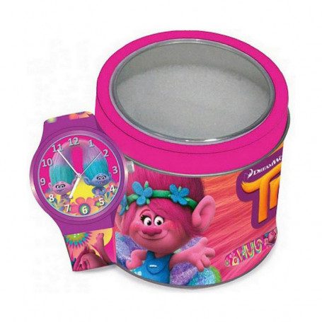 Montre Enfant Cartoon TROLLS - Tin Box 50,99 €