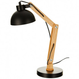 Lampe de bureau EDM Noir Bois Métal 60 W (Ø 16 x 53 cm) 91,99 €