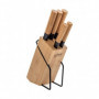 Jeu de couteaux avec support en bois 5five (32,5 x 22,5 x 7,5 cm) 65,99 €