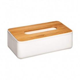 Boîte à mouchoirs 5five Baltik 25 x 13 x 8.7 cm Blanc Bambou 27,99 €