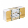 Boîte à mouchoirs 5five Baltik 25 x 13 x 8.7 cm Blanc Bambou 27,99 €