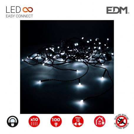 Barrière lumineuse LED EDM Easy-Connect Blanc 1,8 W (2 x 1 m) 70,99 €